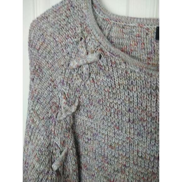 A.N.A. Woman M Sweater Multicolor Pullover Long Sleeve Casual - Picture 4 of 11